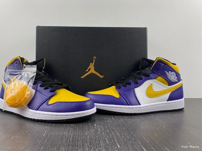 Kick Theory Functional DQ8426- Jordan 1 Lakers 3696 Mid 1013